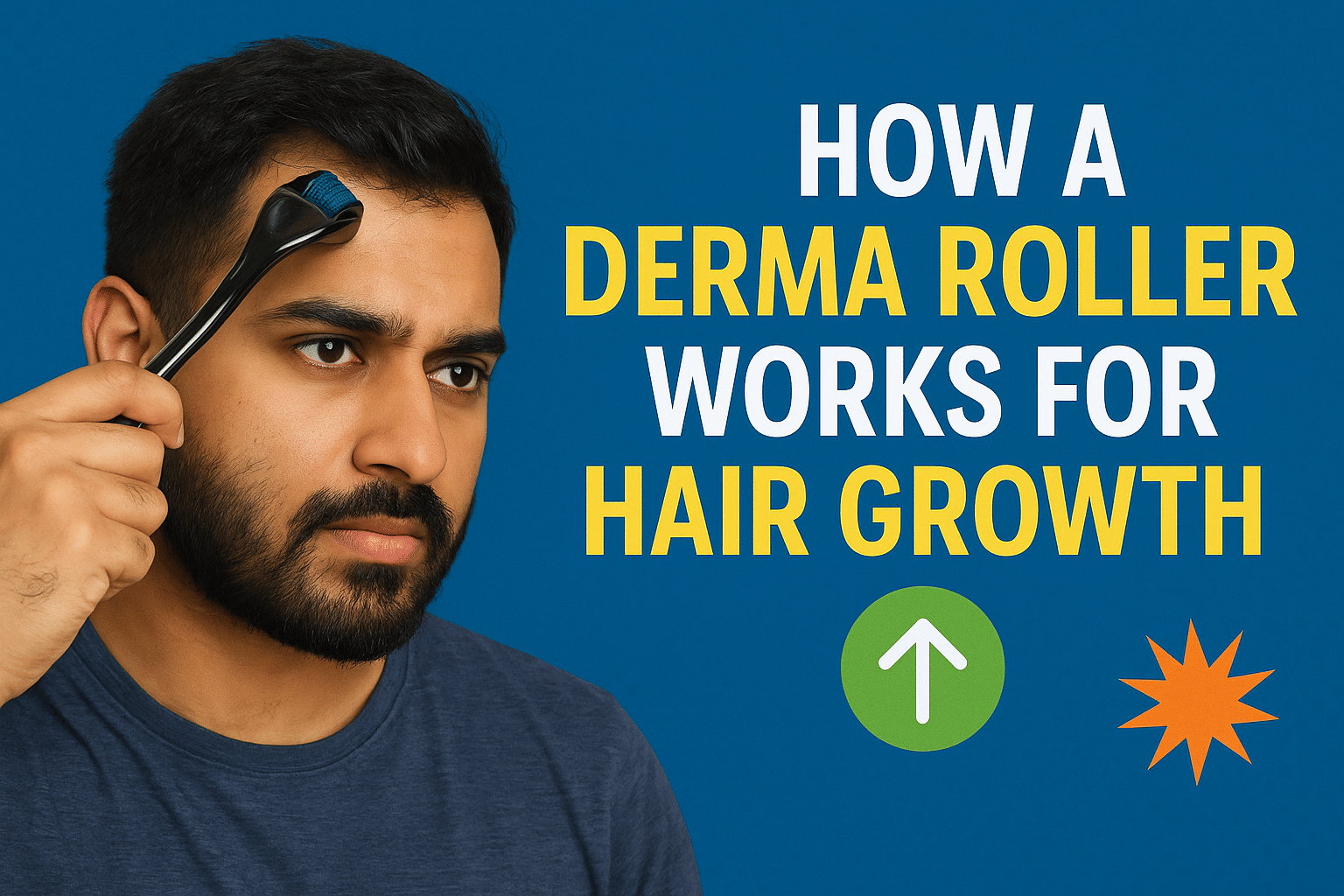 How a Derma Roller Works for Hair Growth
