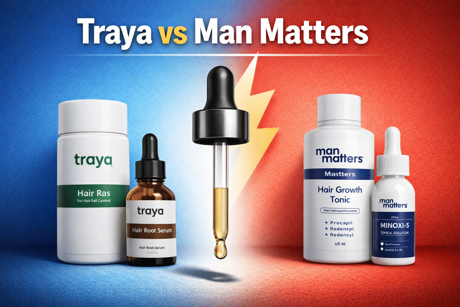 Man Matters vs Traya: Which Men’s Hair Care Brand Is Better?