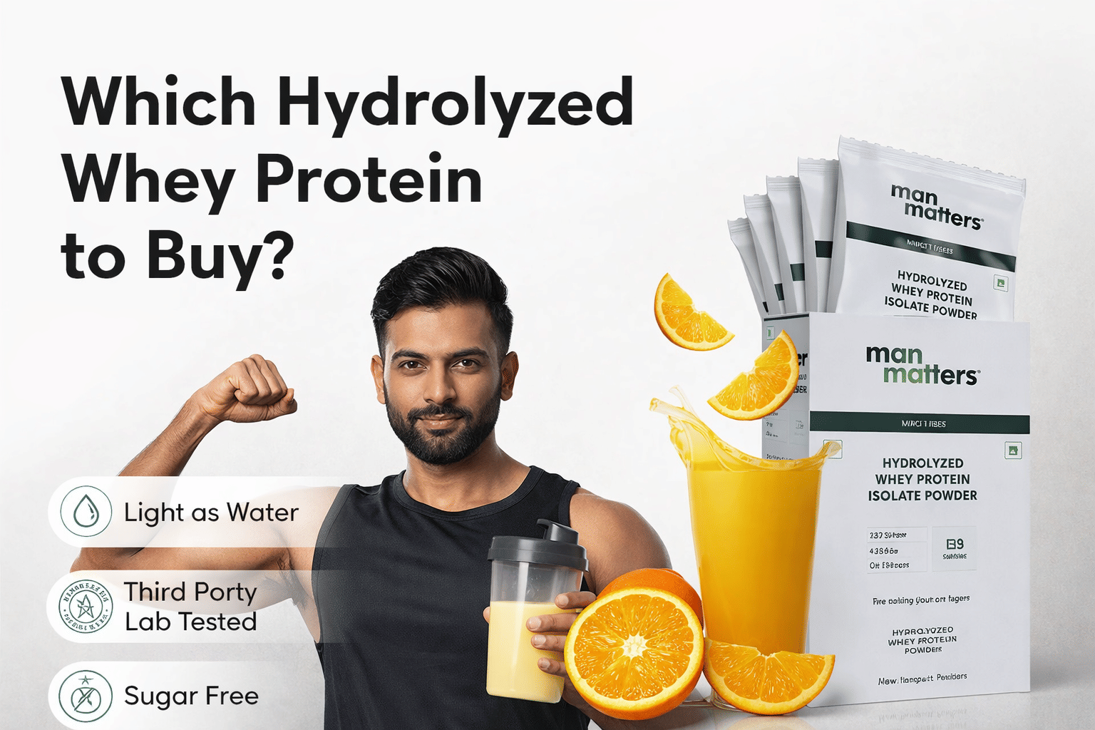 Which Hydrolyzed Whey Protein to Buy? - Man Matters Guide