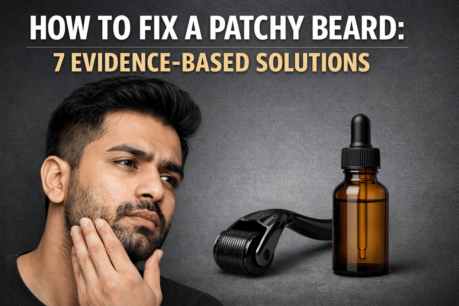 How to Fix a Patchy Beard: 7 Evidence-Based Solutions