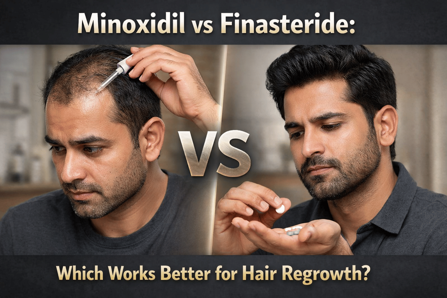 Minoxidil vs Finasteride: Which Works Better for Hair Regrowth? (2026)