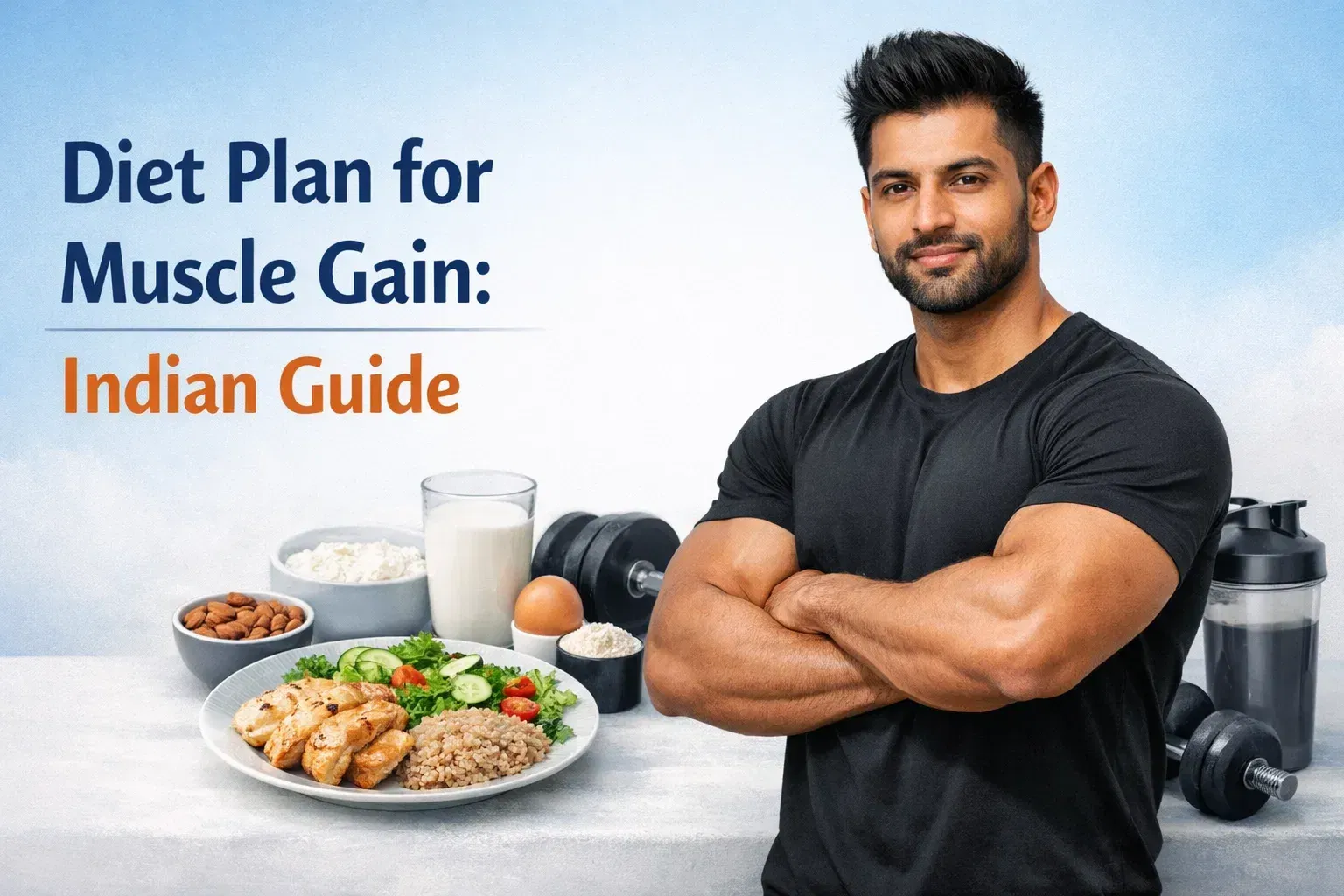 indian diet plan for muscle gain