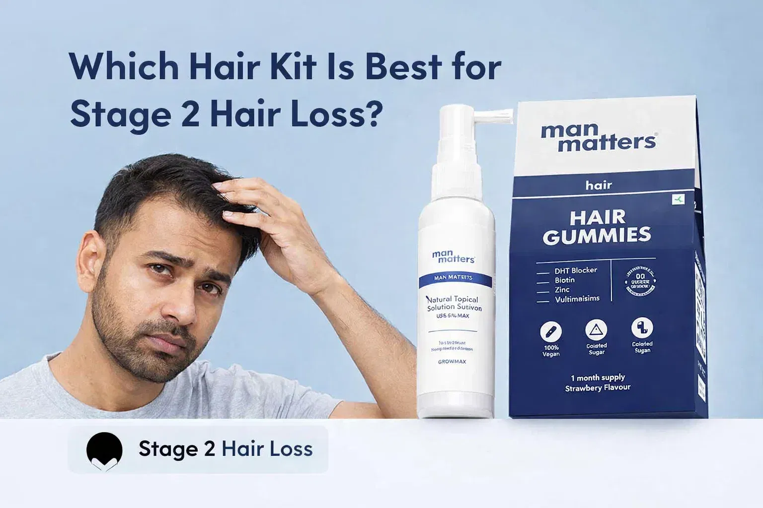 Which Hair Kit Is Best for Stage 2 Hair Loss?