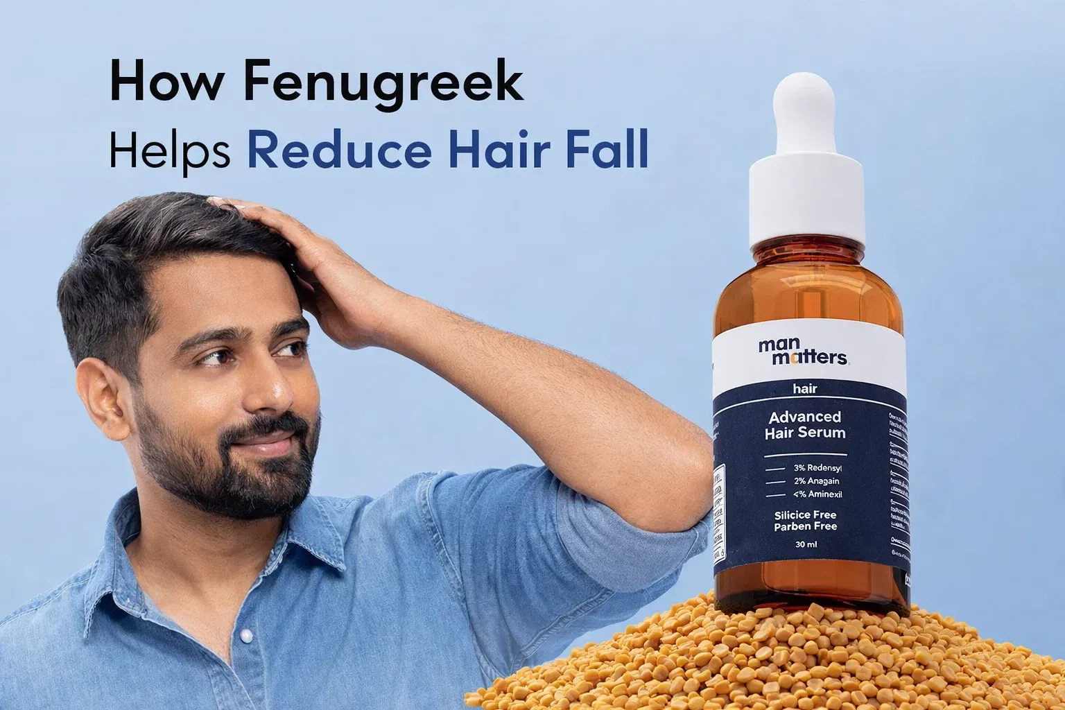 fenugreek for hair fall well researched  