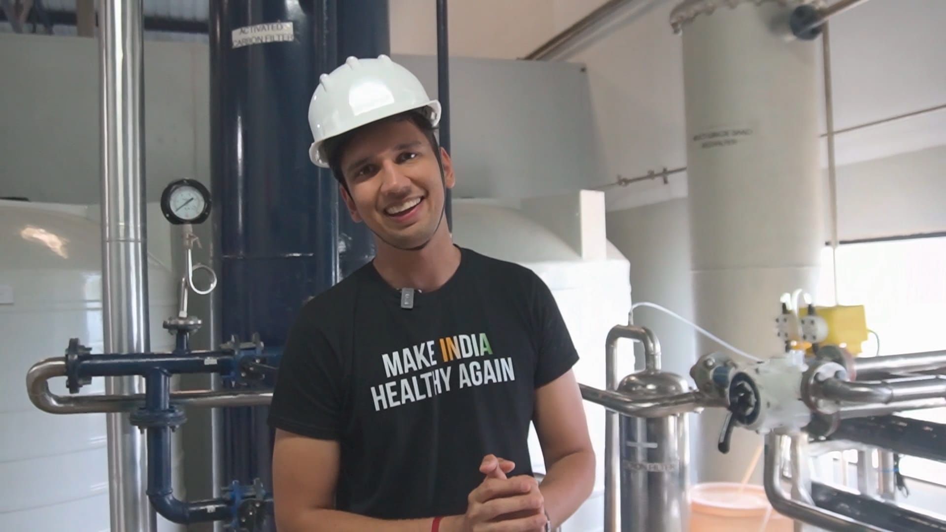 Revant at the factory where foodpharmer protein is made